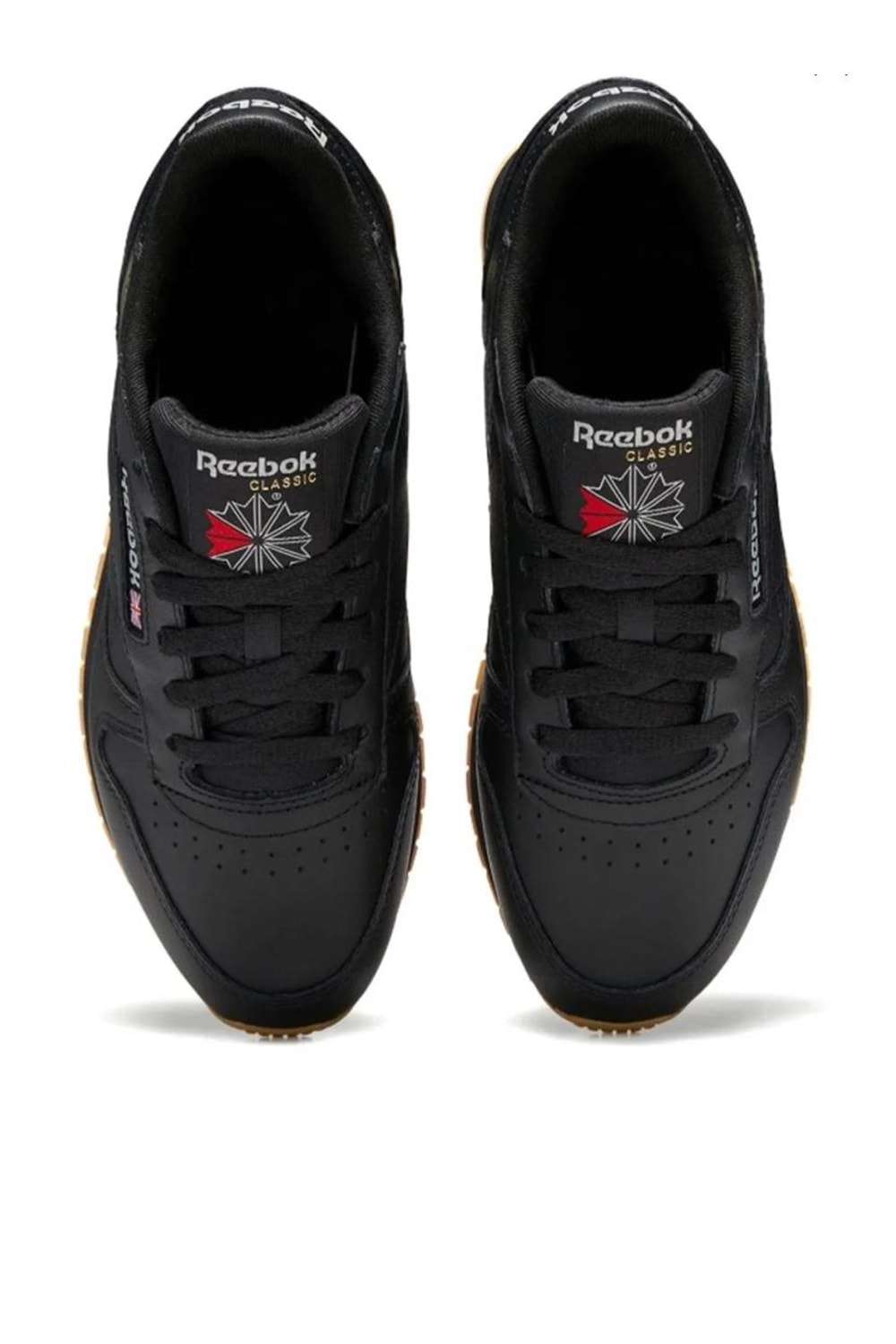 Reebok CLASSIC LEATHER Unisex Siyah Günlük Sneaker Spor Ayakkabı - Siyah - 44