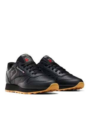 Reebok CLASSIC LEATHER Unisex Siyah Günlük Sneaker Spor Ayakkabı - Siyah - 39