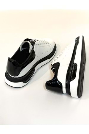 BulutMod BA04601 Beyaz S Erkek Hakiki Deri Alx Günlük Yüksek Taban Sneaker Ayakkabı - 41